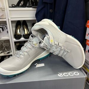 🔥🔥 Ecco Golf Biom Tour leather spikes Golf shoes $200 retail price